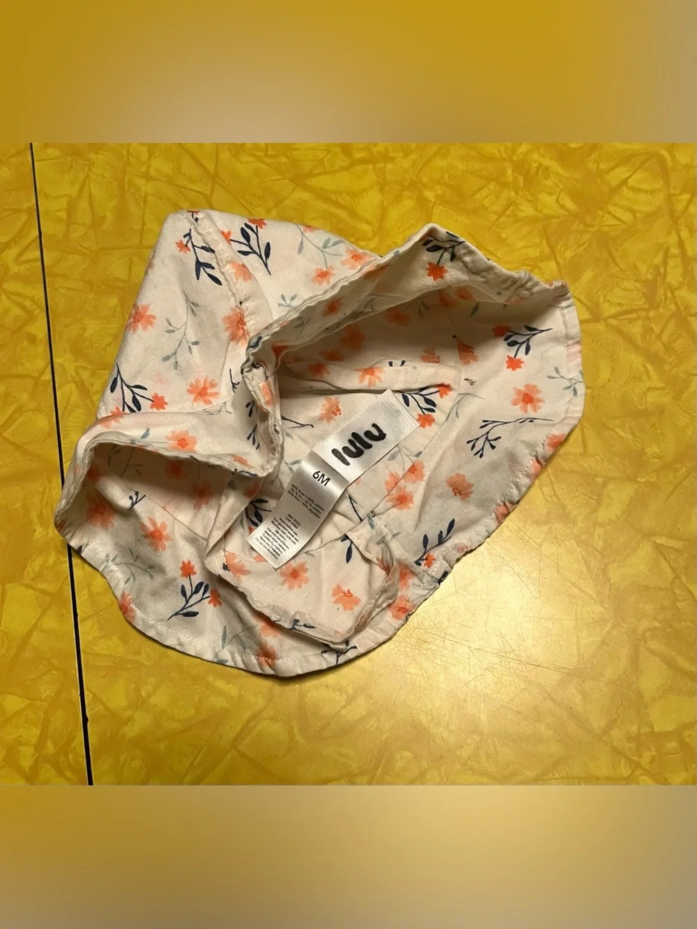 Baby’s Floral Sunhat